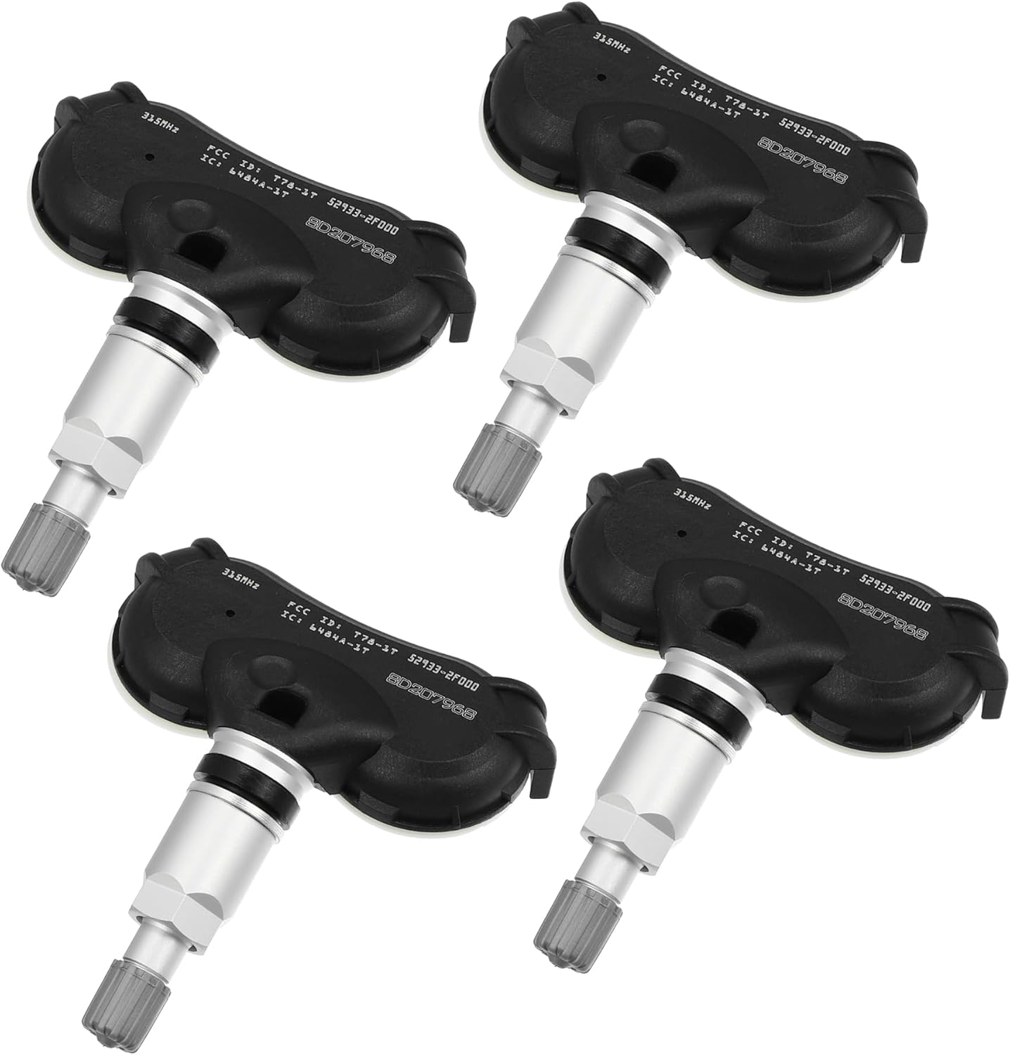 Tire Pressure Sensor 529332F000 TPMS Sensor for Hyundai Accent 2008-2011 (Set of 4)