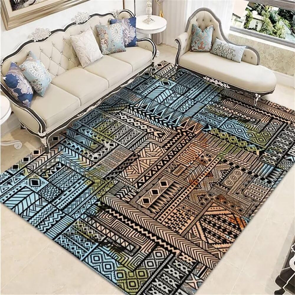 Tapis lavable en machine résistant aux taches pour chambre enfant