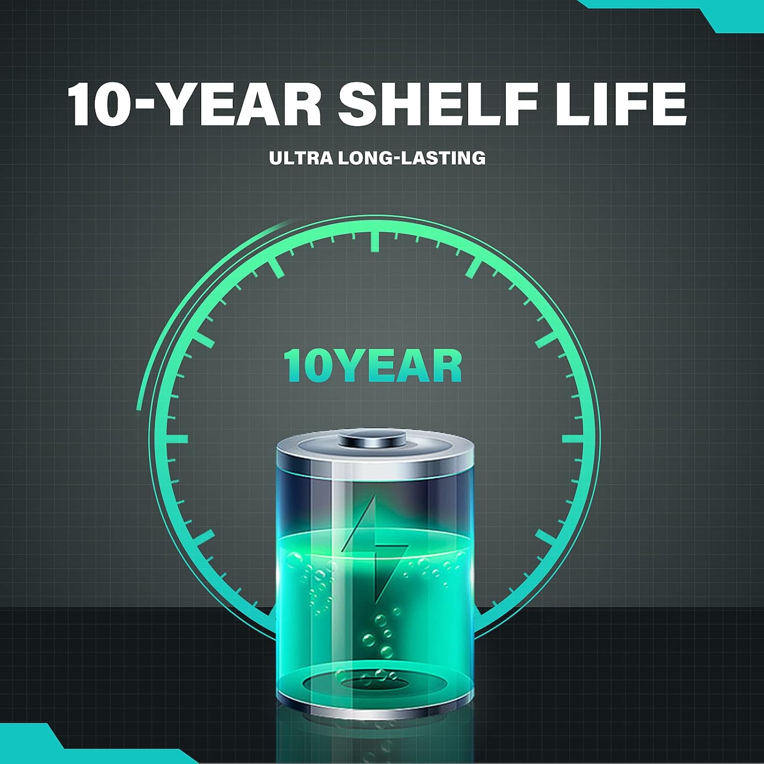 Alkaline Battery,AAA Batteries 24 Pack Long-Lasting Power, Leakproof Design, 10 Years Shelf Life (24)
