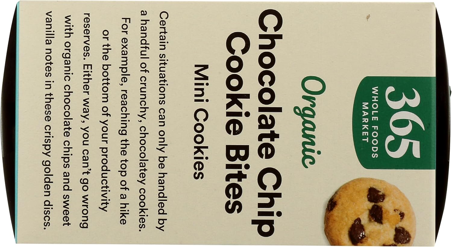 , Organic Chocolate Chip Cookie Bites, 6.3 Ounce