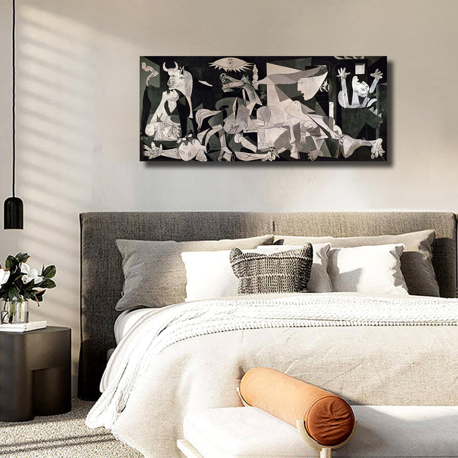 Amazon.co.jp: 白と黒の有名な絵画 ピカソ・ゲルニカ ウォールアート