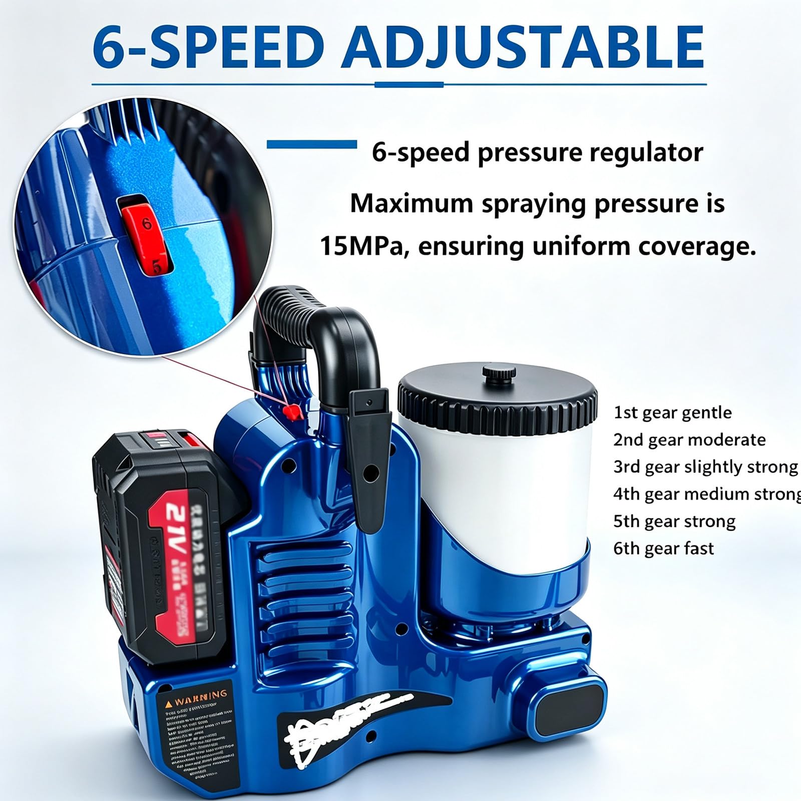 pulvérisateur de peinture professionnel, pistolet à peinture airless Blue