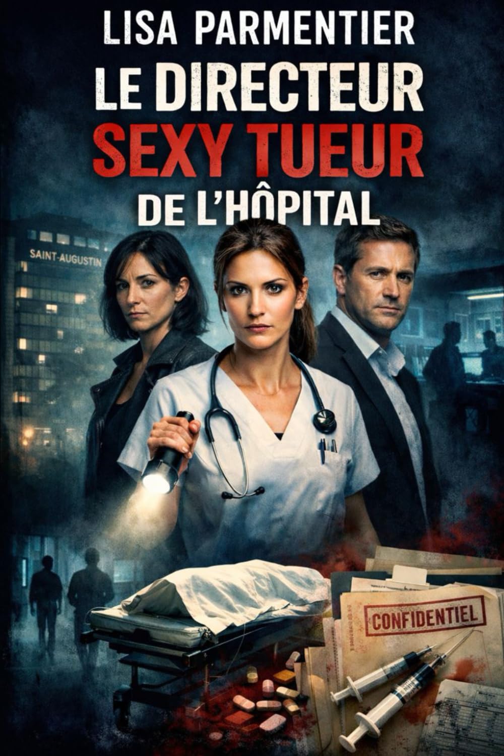 Le Directeur Sexy Tueur de l’Hôpital: À celles et ceux qui ont déjà senti que le danger pouvait porter un sourire parfait.