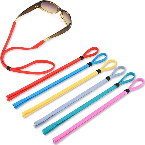 HENOALR - Correa de lentes para niños y niñas para la escuela y el juego al aire libre evita la pérdida de gafas portátil y estilo de viaje paquete