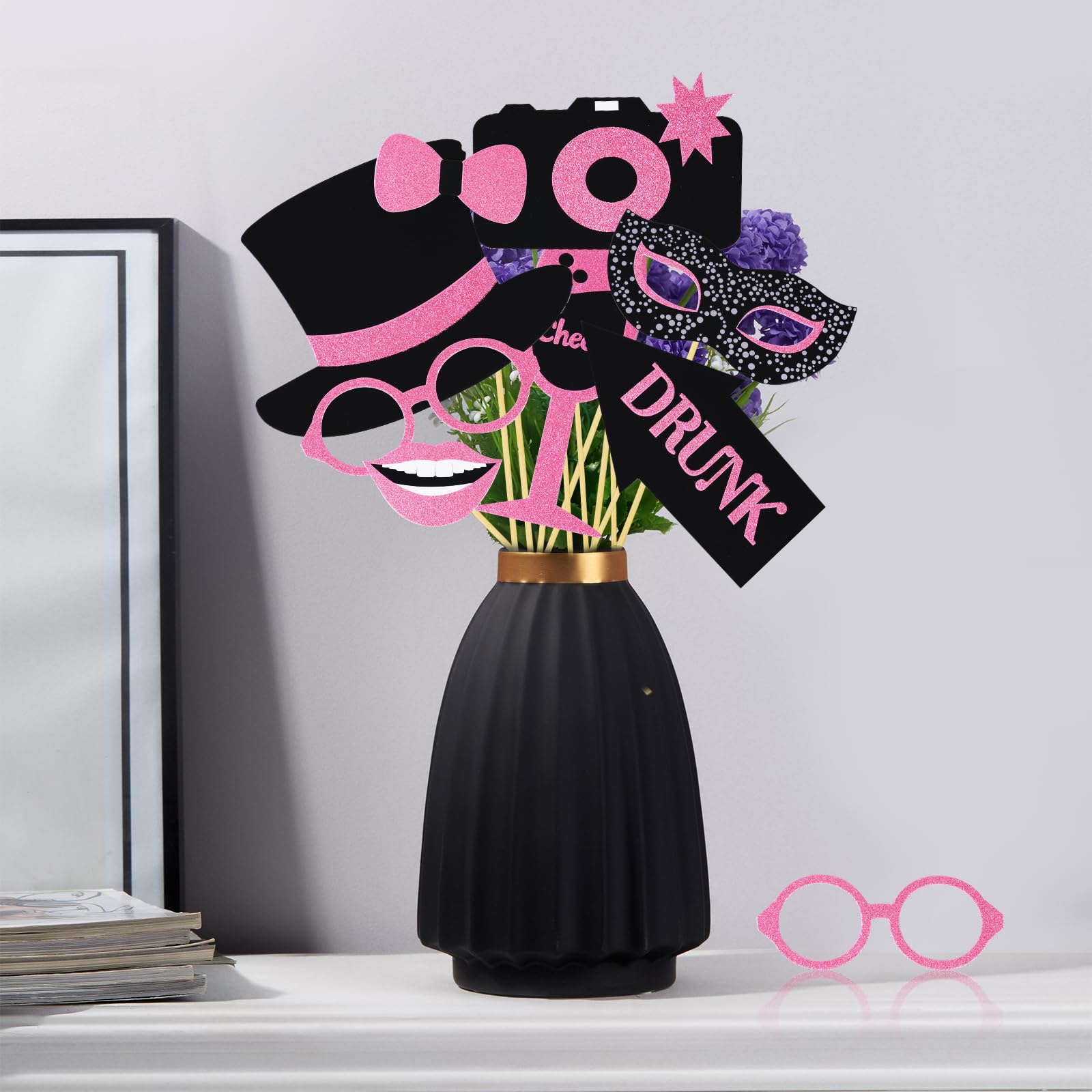 30 Stück Valentinstag Foto-Props - Lustige Deko Für Fotobox, Hochzeit, Brautparty & Romantische Feiern