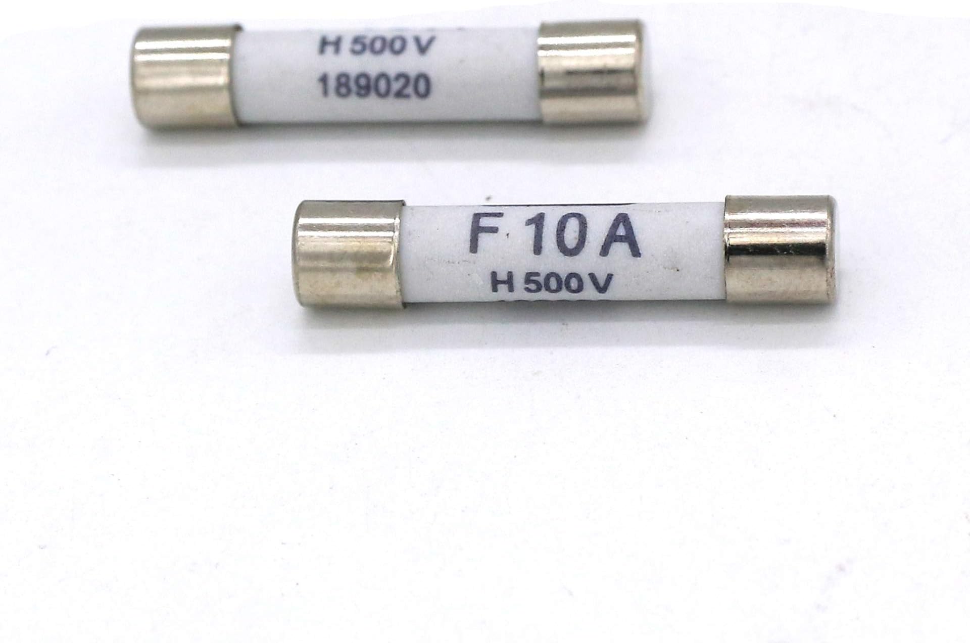 6Pcs Digital Multi Meter Fuse F10A 500V Fast Acting Ceramic Fuse For DC Digital Multi Meter Compatible with Klein multi meters 6.3 x 32mm Bobii
