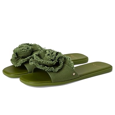 Kate Spade New York Flourish Canvas Flat Sandals Women