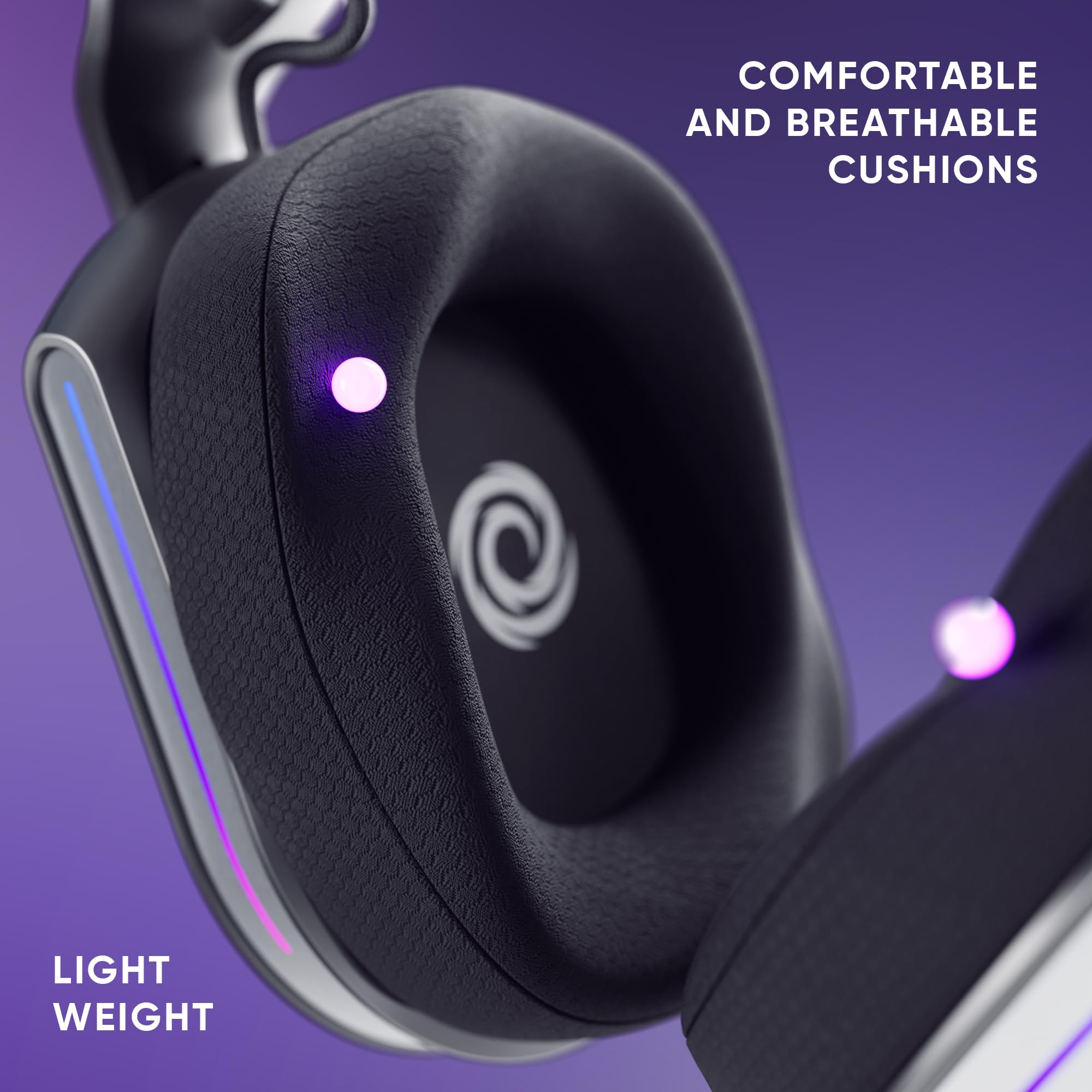 Polaris Auriculares inalámbricos para juegos Eclipse Negro