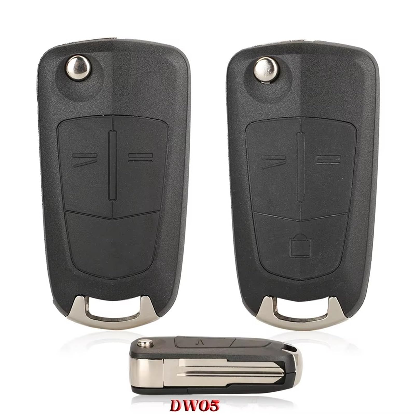 Compatible Con Opel Para Antara 2007 2008 2009 2010 2011 2 3 Botones Carcasa De Repuesto Mando A Distancia Abatible DWO5
