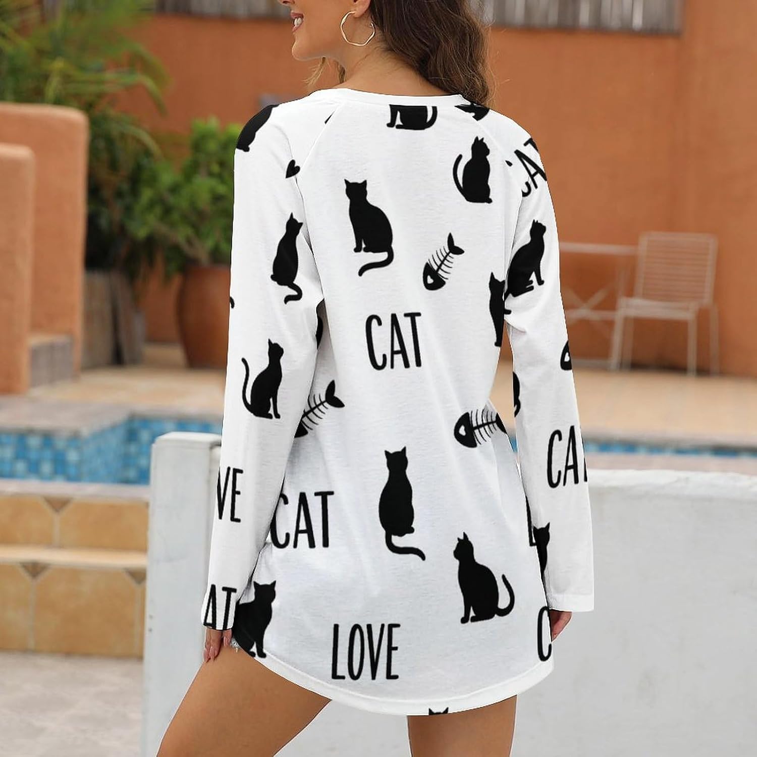 Women's Raglan Long Sleeve T-Shirt Casual Crewneck Blouse, Soft Basic Long Top
