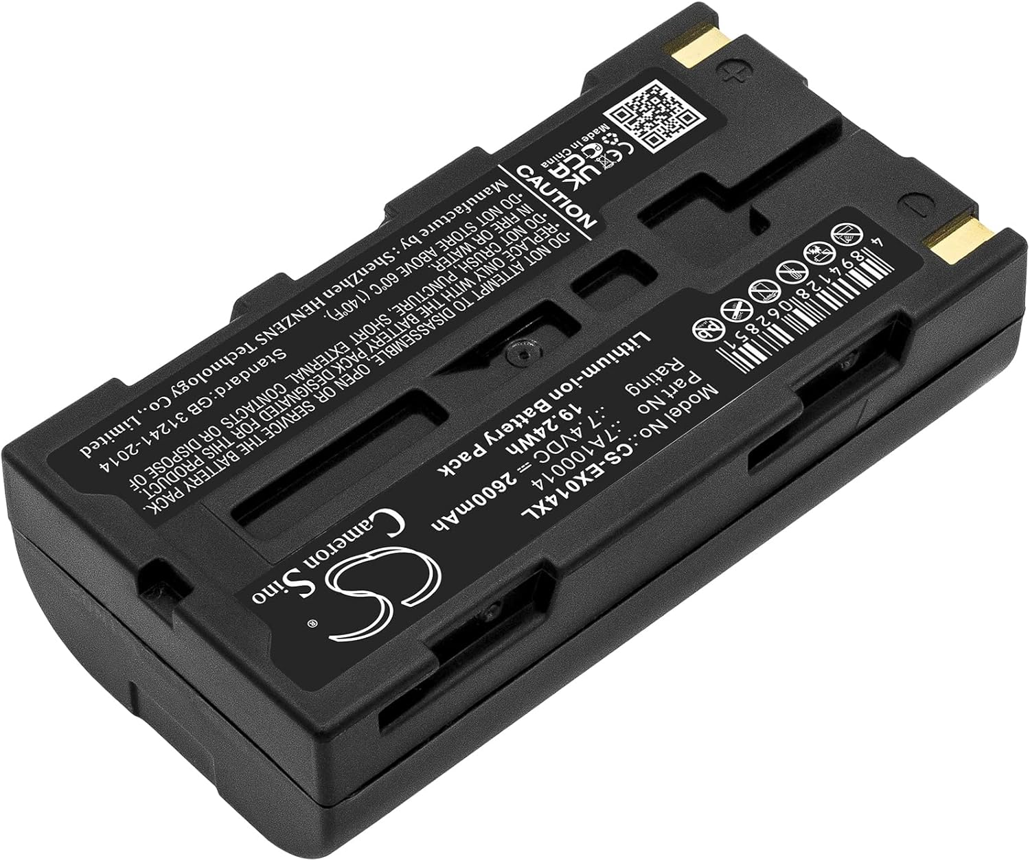 Replacement Battery for Ex tech Dual Port Andes 3 APEX 2 APEX2 APEX 3 APEX3 MP200 MP300 MP350 S1500 15PCS