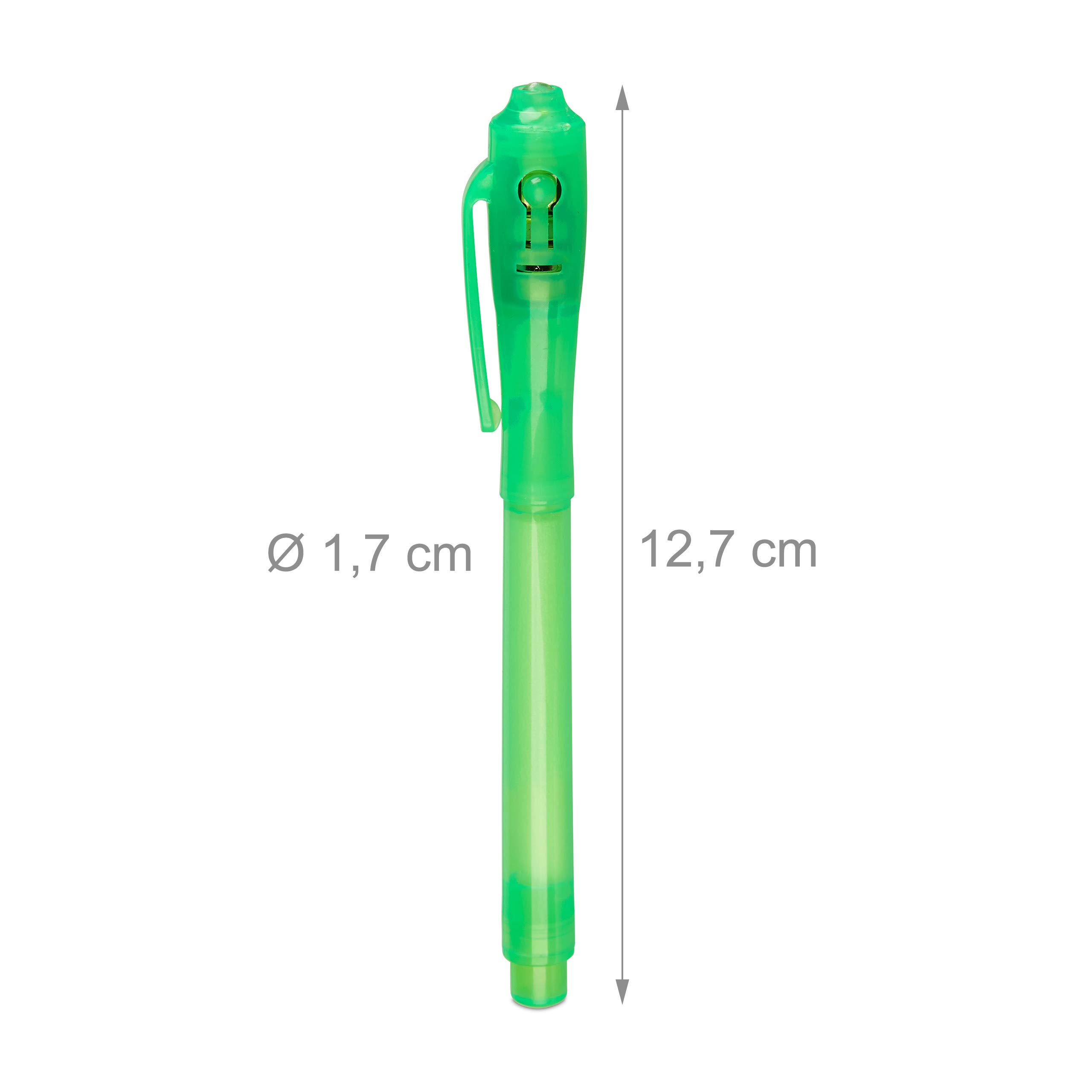 Secret Pen Geheimstift mit unsichtbarer Tinte und UV Stift für Secret Pen Geheimstift mit unsichtbarer Tinte und UV Stift für