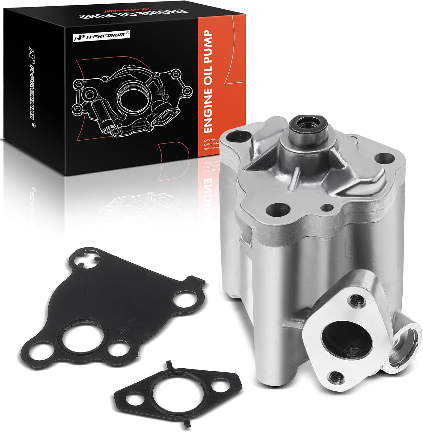 A-Premium Engine Oil Pump with Gasket Compatible with Ford Escape, Fusion, Focus, Transit Connect & Mazda 3, 6, 5, MX-5 Miata, CX-7, Tribute & Lincoln MKZ & Mercury Mariner, 2.0L 2.3L 2.5L