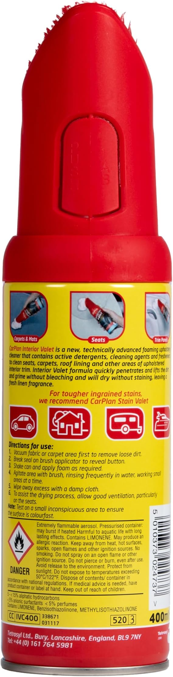 CarPlan IVC400 Interior Valet 400ml
