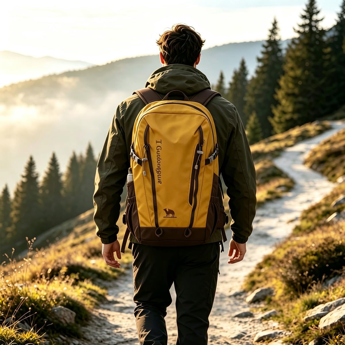 Zaino Trekking 30L,Zaino Montagna Leggero Resistente all'Acqua per Uomo e Donna,Ideale per Escursionismo,Trekking,Campeggio,Ciclismo,Arrampicata