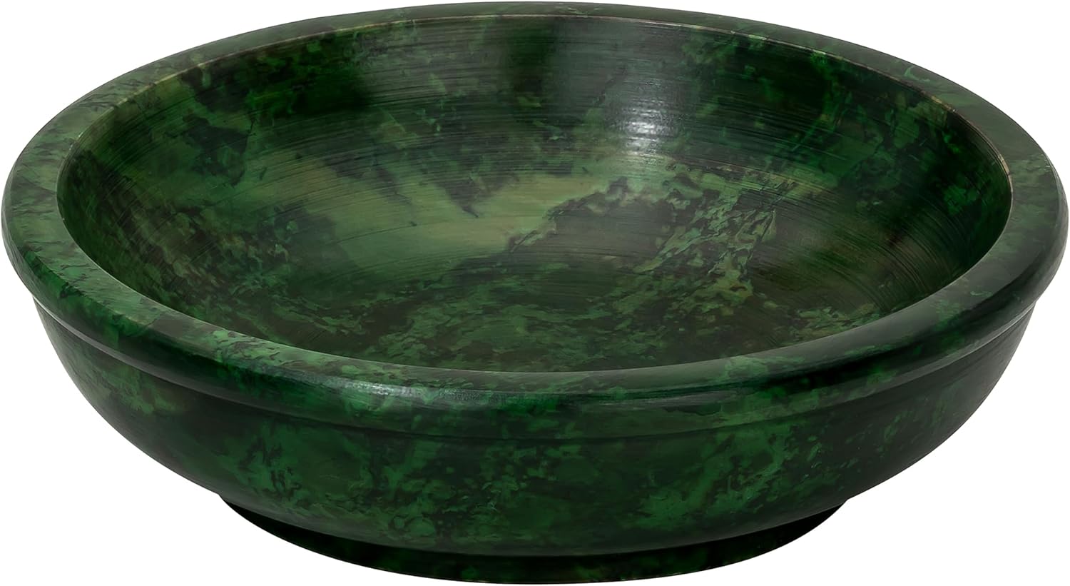 Handcrafted Soapstone Incense Bowl – White Scrying Bowl for Smudging, Diameter 3.93 Inches, Natural Stone Aromatherapy Dish, Decorative Meditation Vessel, Eco-Friendly Incense Holder