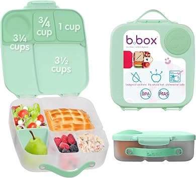 b.box Lunch Box, 8.5 Cup Bento Box for All Ages, Snack Box, Food Containers