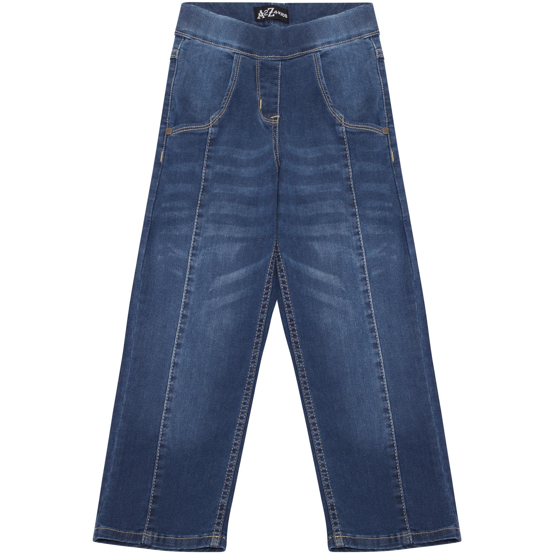 A2Z 4 Kids Dziewczynki Krój Prosty Elastyczny Bootcut Jeansy Szerokie Nogawki Szeroki Elastyczny Pas Bootcut Spodnie Denim Elastyczne Proste Wygodne Jeansy Szerokie Prezent Dla Dzieci 5–14 Lat