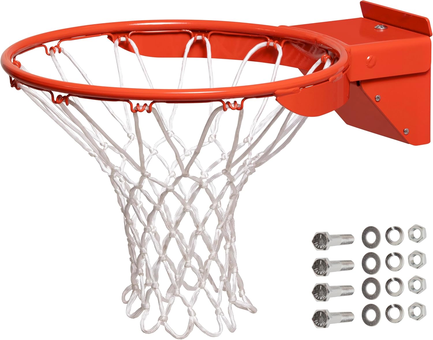 Goalsetter HD Breakaway Single Spring Basketball Rim Includes Mounting Hardware and Nylon Net