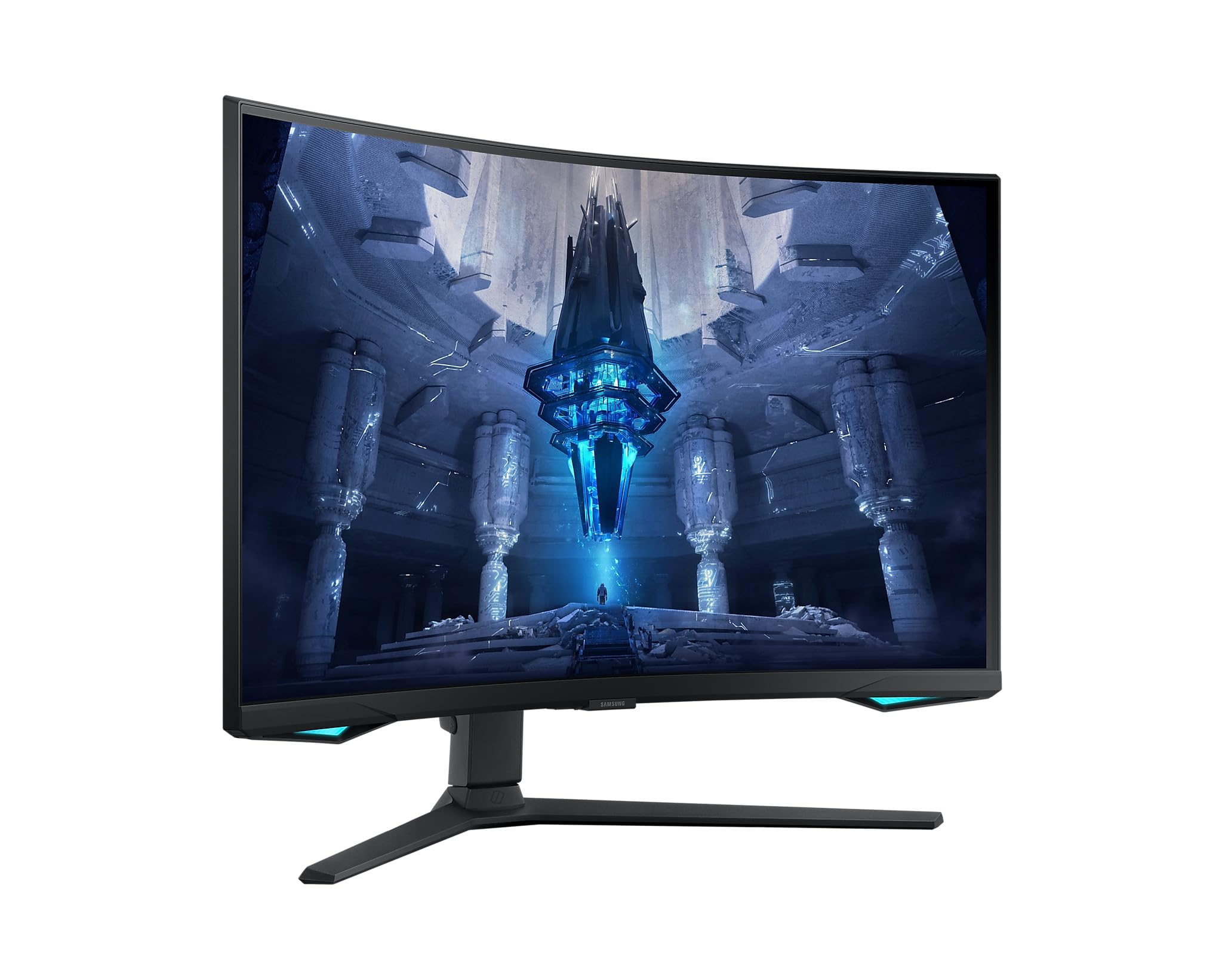 Samsung Monitor Gaming Odyssey Neo G7 (S32BG750), Curvo (1000R), 32'', 3840x2160 (UHD 4K), Mini-LED, HDR2000, VA,165 Hz, 1 ms (GtG), Freesync Premium Pro, HDMI, USB, Display Port, Ingresso Audio, HAS