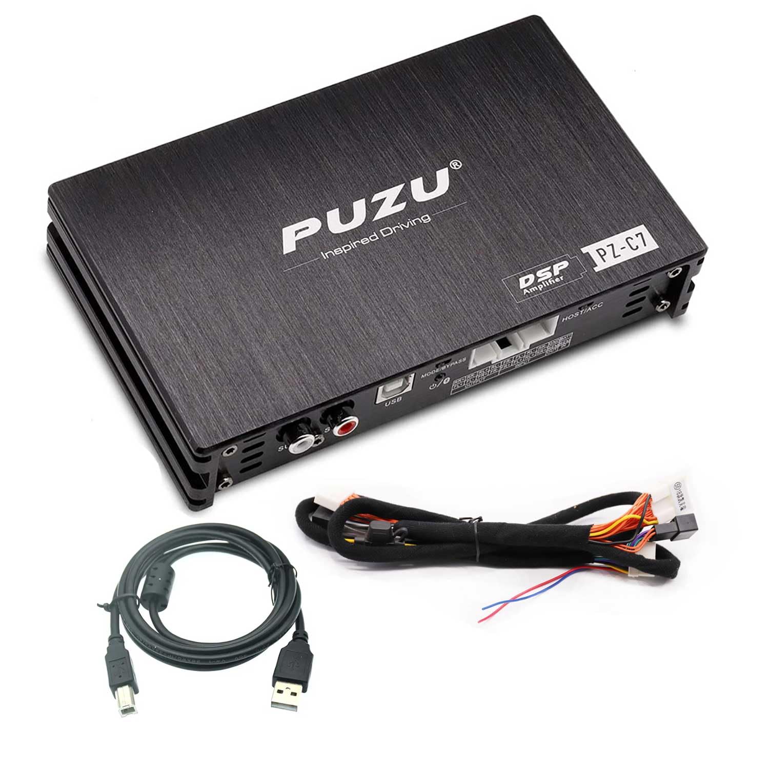 Amazon.co.jp: puzu 4 chから6 ch車載オーディオdspアンプ、出力4*150