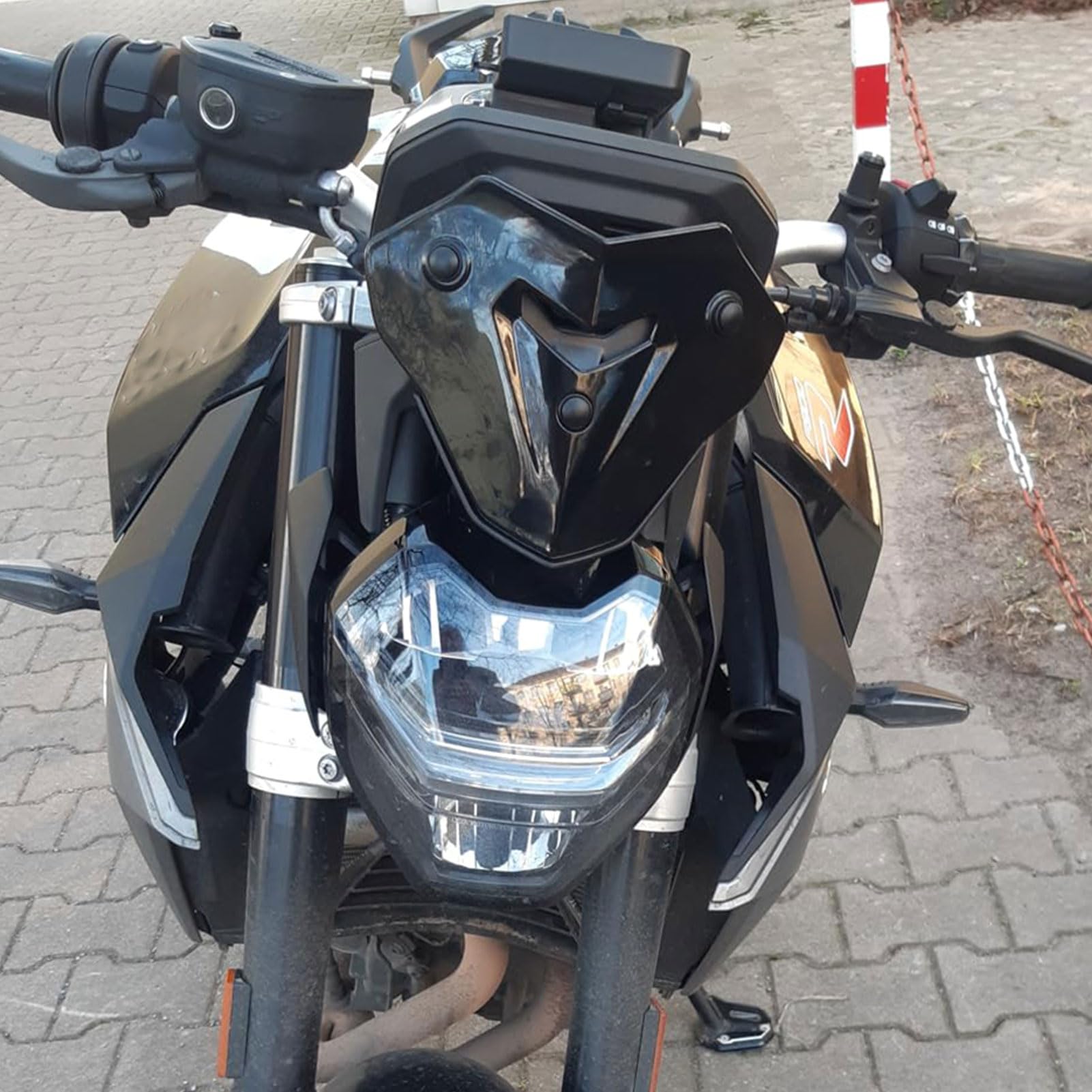 Housse de Pare-Brise Noire fumée pour Moto Compatible with F900R F 900R F 900 R Accessoires 2020 2021 2023 Pare-Brise Protecteur Coupe-Vent Flyscreen Déflecteur de Vent de carénage Avant