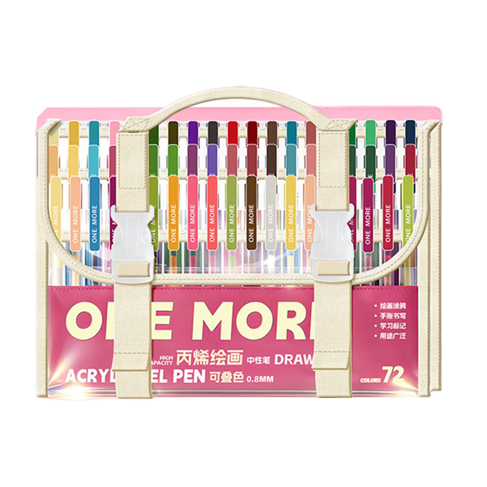 Gel Tintenstift, 0, 8 mm, bunt, einziehbarer Gelstift für Künstler, Studenten, Reisen, Journaling, Skizzieren, Kunst, Zeichnen, kreative Skizziermarker
