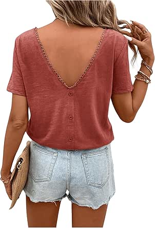 RQYYD Clearance Women's Lace Trim V Neck Tank Tops Summer Sleeveless Chiffon Blouse Casual Lightweight Solid Shirts Dressy Black L