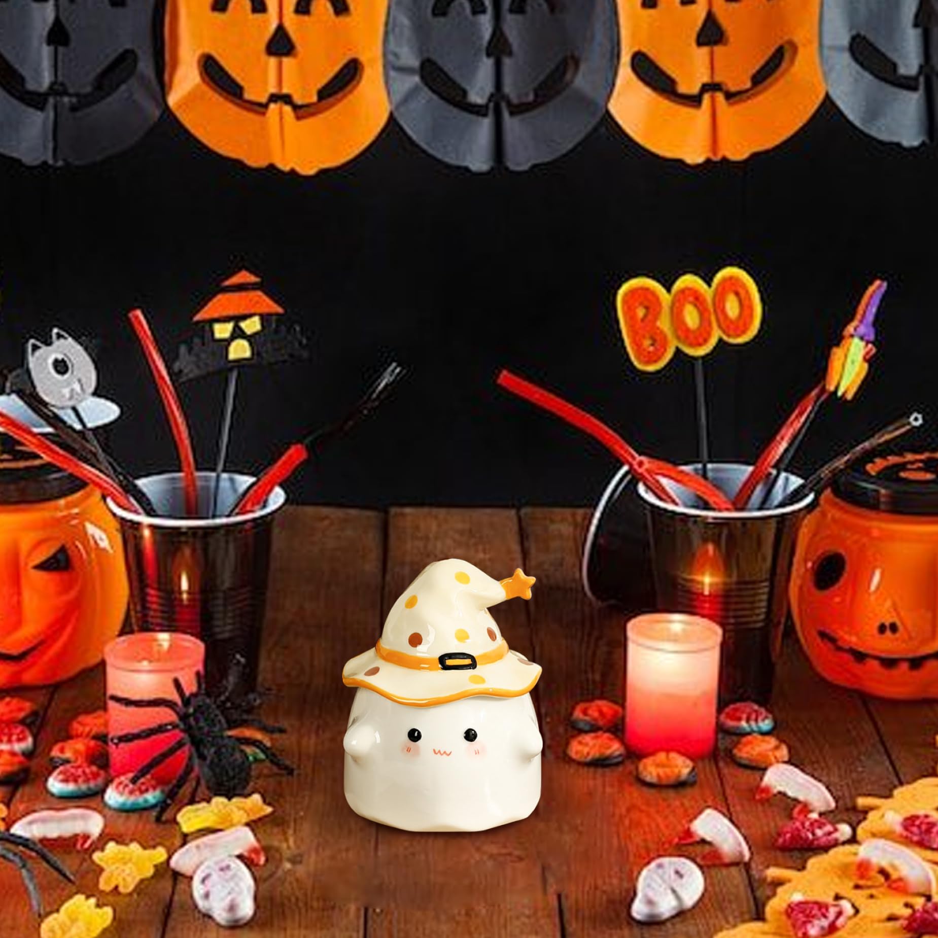 Tasse Fantôme D'Halloween, Tasse à Café Fantôme, Tasse à Café En Céramique, Tasse à Café D'halloween En Céramique Pour Fête à Thème, Tasses Fantômes, Thé Au Lait, Cadeaux D'halloween Pour Amis