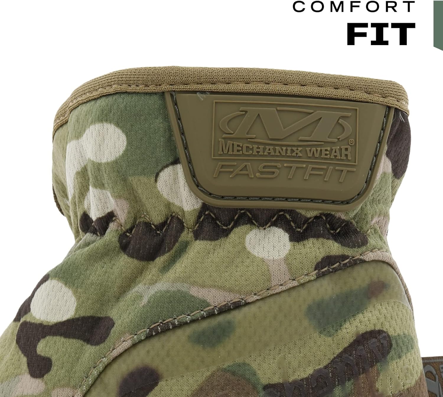 Mechanix Wear FastFit Tactical Gloves - Heavy Duty Lightweight Multipurpose Gloves - Flexible Grip & Reinforced Palm - Touchscreen Capable - Large - MultiCam Camouflage - Image 4