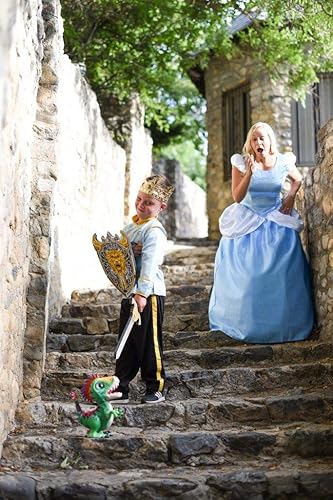 Miniatura 6 de Little Adventures Juego de espada y escudo de juguete de simulación de espuma (príncipe)