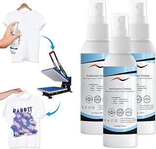1DFAUL Sublimation Spray, Sublimation Coating Spray for Cotton Shirts, All Fabric, Canvas and Cartons with High Gloss, Quick Dry, Easy Subli for Sublimation, for Formula 1 Step Process