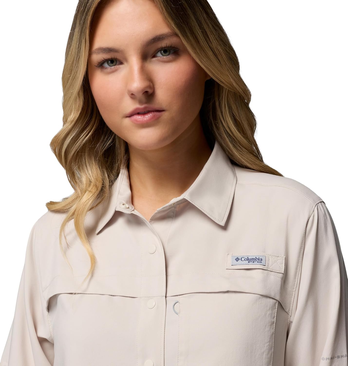 Columbia Women's PFG Castback Woven Long Sleeve
