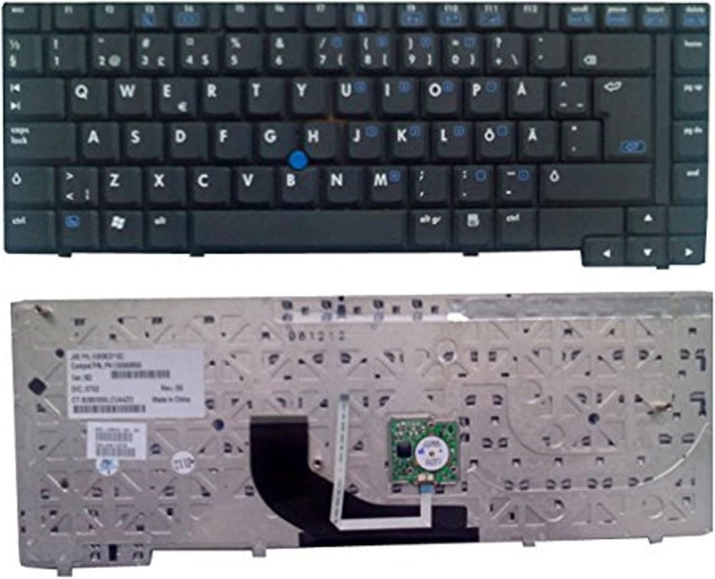 SellZone Laptop Keyboard Compatible for Hp Compaq NC6400 6910 6910P 6910S 6910B P/N 446448-001