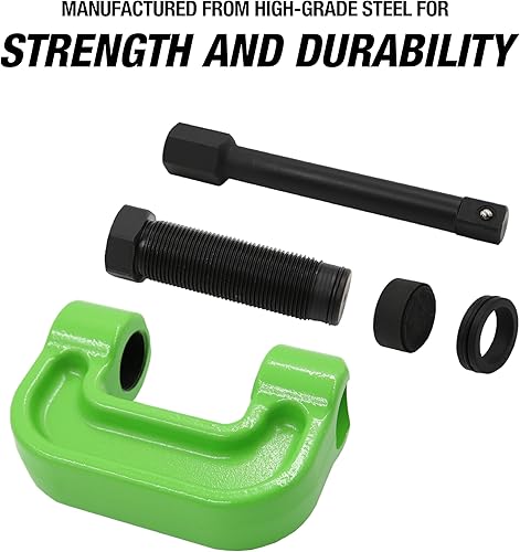 Miniatura 4 de OEMTOOLS 27090 Prensa de anclaje de freno, prensa de pasador de anclaje de acero de alto grado para camión, herramienta de buje de pasador de