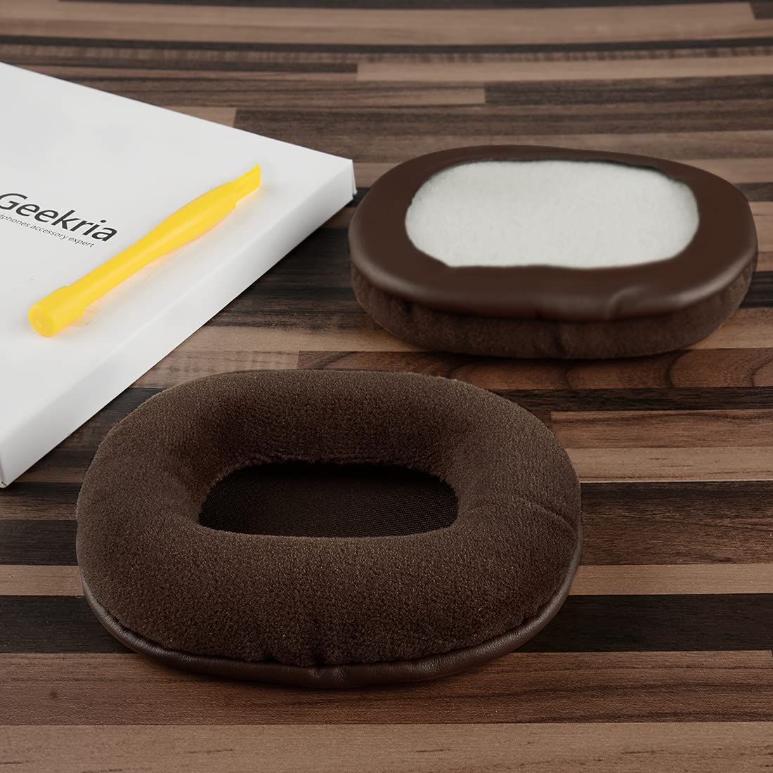 Geekria Comfort Velour Replacement Ear Pads Compatible with Sony MDR-7506, MDR-V6, MDR-CD900ST, WH-XB900N, WH-CH700N - Image 4