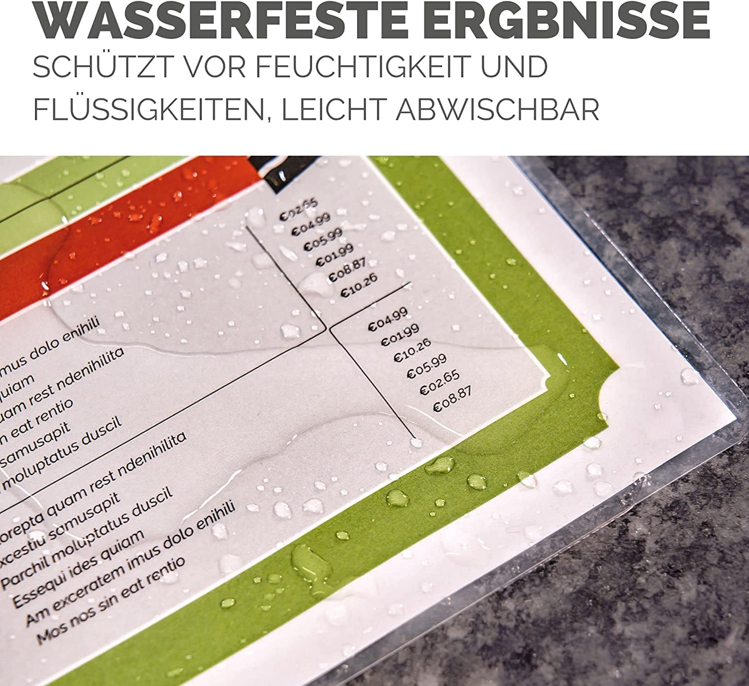 100 PREMIUM Laminierfolien DIN A3 - Hochglänzend - 2 x 125mic (250 mic) - OHNE WASSERZEICHEN - Für Dokumente, Fotos oder Karten – Wasserfest, Unzerreißbar und Blasenfrei