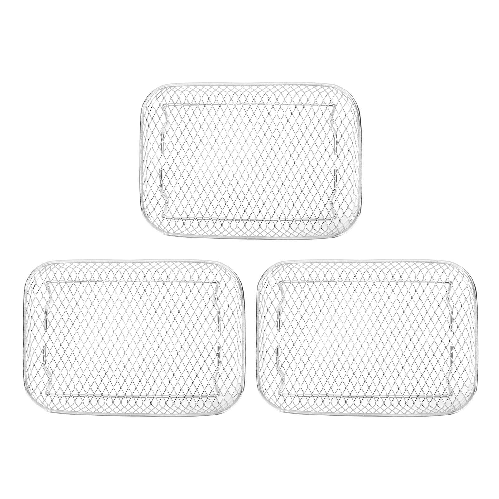 Grille de cuisson 3 niveaux en acier inoxydable durable pour friteuse sans huile