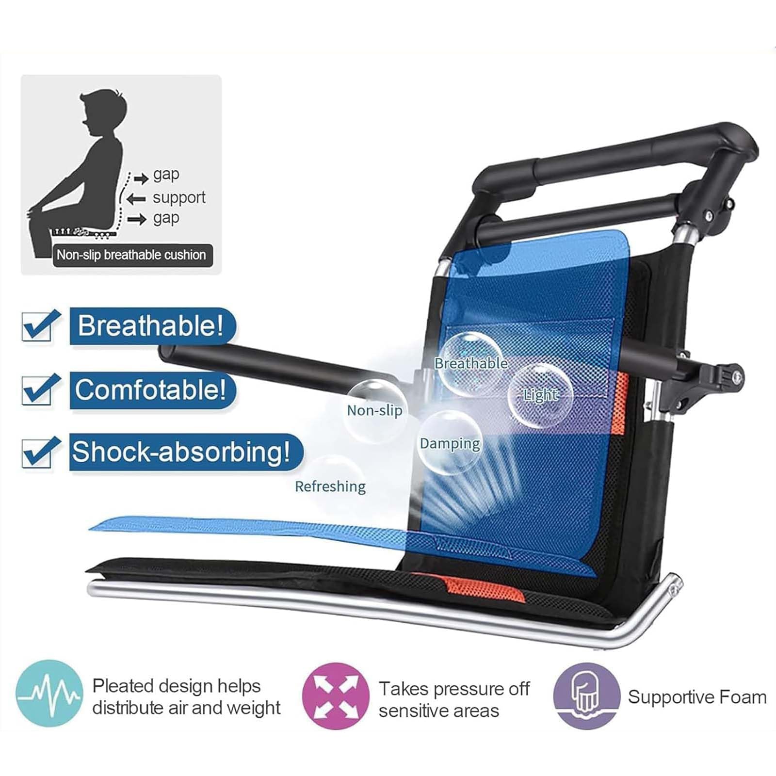 Silla De Ruedas Plegable Ligera De Aluminio Silla De Ruedas Activa Silla De Ruedas Ultraligera Autopropulsada para Viajes En Casa