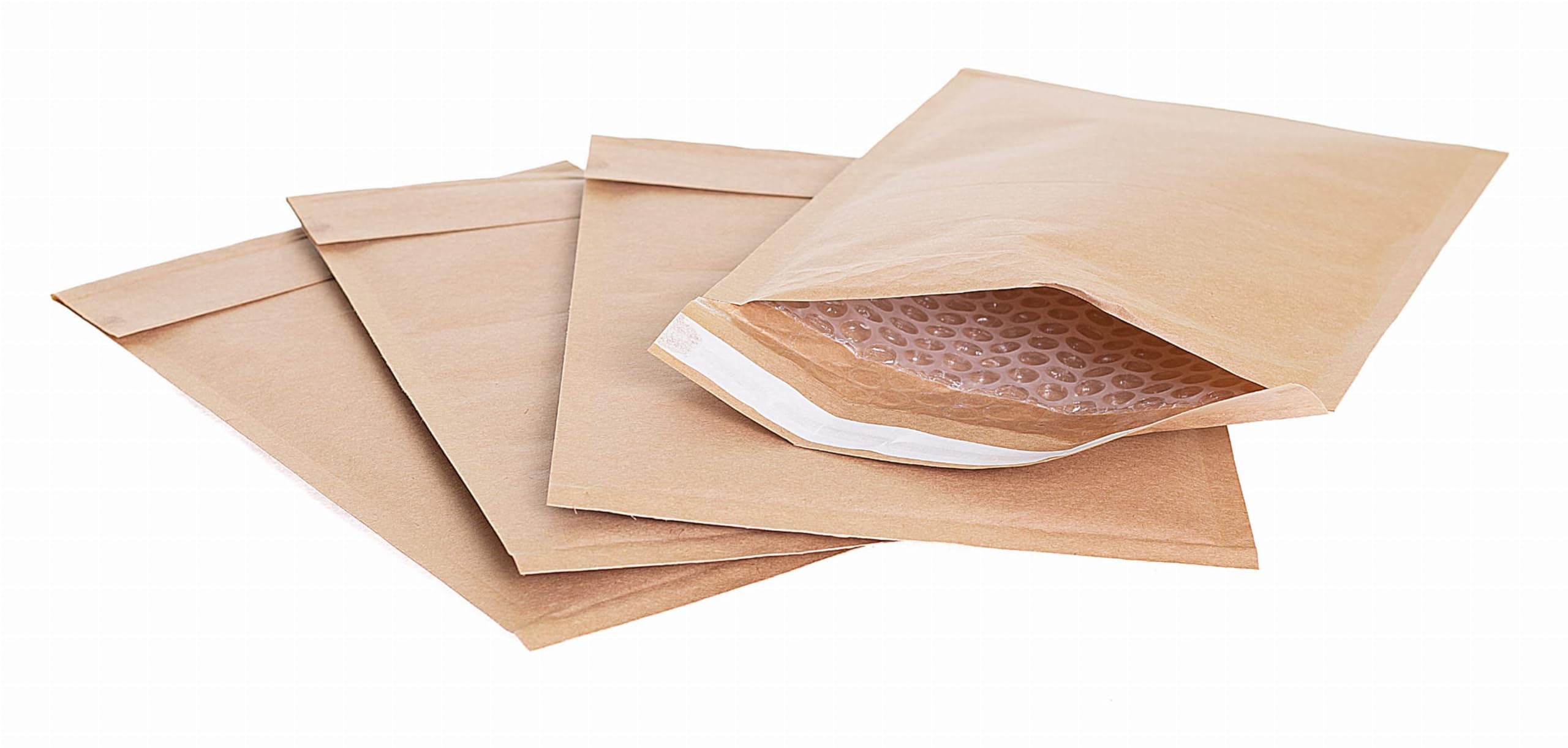 Jeco - Lot de 800 enveloppes à bulles d'air taille C/3 int. 150 x 215 mm pochettes kraft marron matelassées d'expédition PRO