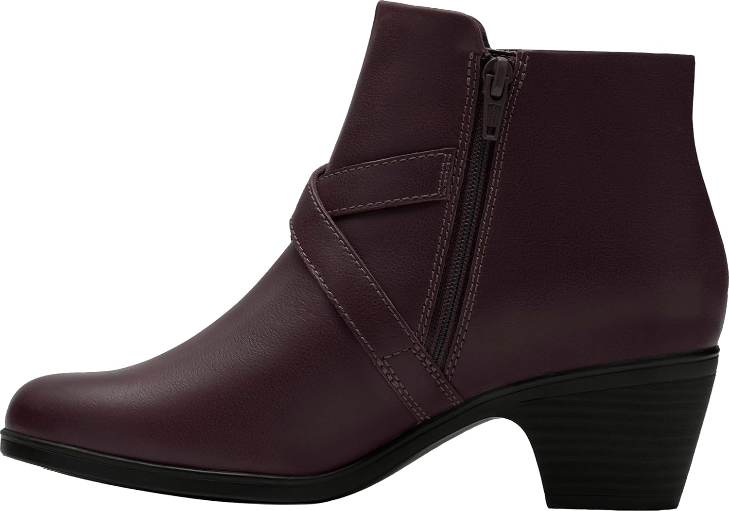 Clarks Women’s Emily2 Henley Leather Ankle Zip Bootie - Image 3