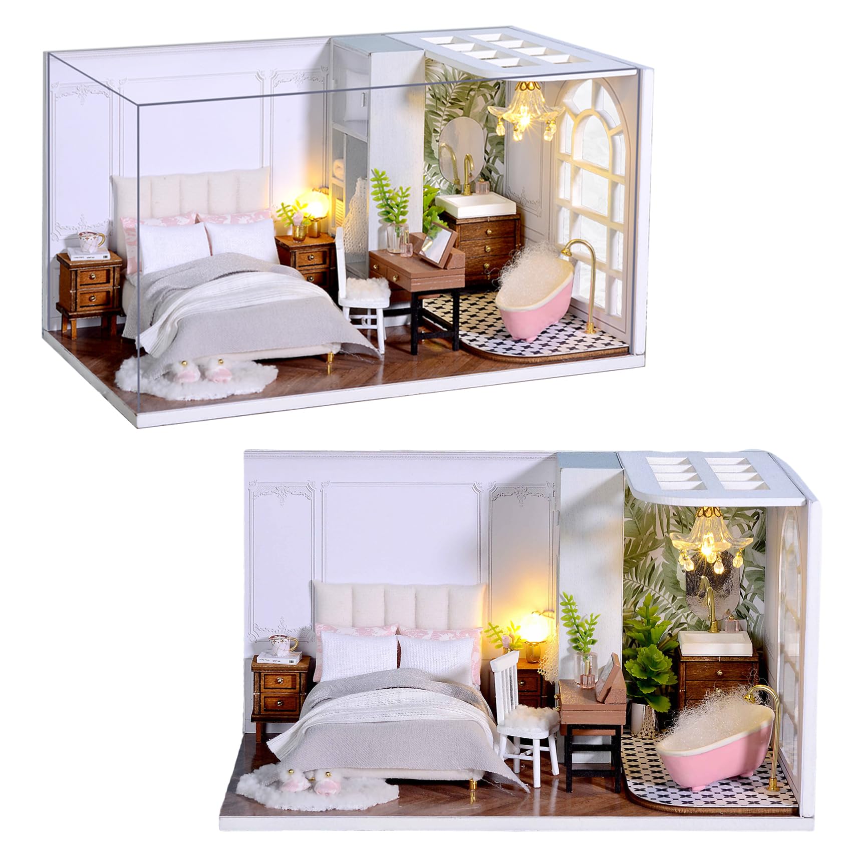 Amazon | CUTEROOM クリエイティブ・ミニドールハウスセット――1:32
