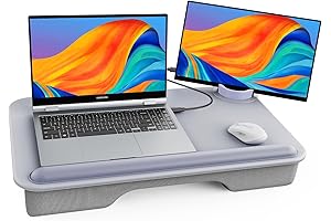 SAIJI Laptop Lap Desk: Work Comfortably on Couch