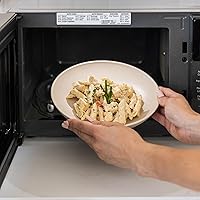 Vista 33 de Grow Forward Tazones de paja de trigo prémium para pasta, 30 onzas, irrompibles, anchos y poco profundos, juego de 6 cuencos de plástico