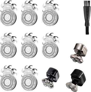 8 PCS Head Shaver replacement Blades for SKULL SHAVER Pitbull Carver PRO 4 Head Electric Razor Replacement head