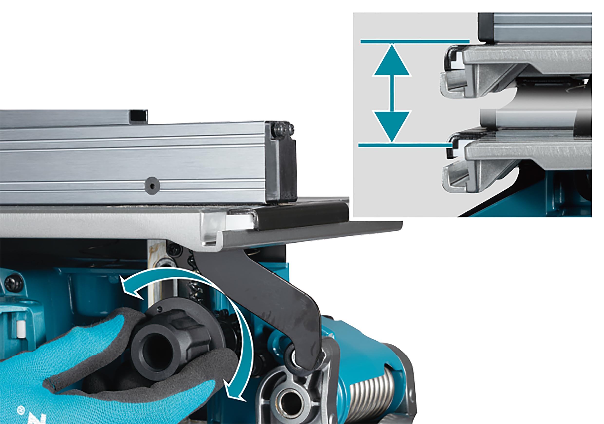 Makita LH001GZ - Sega da tavolo e troncatrice a batteria, 40 V max., XGT, senza batteria e caricatore