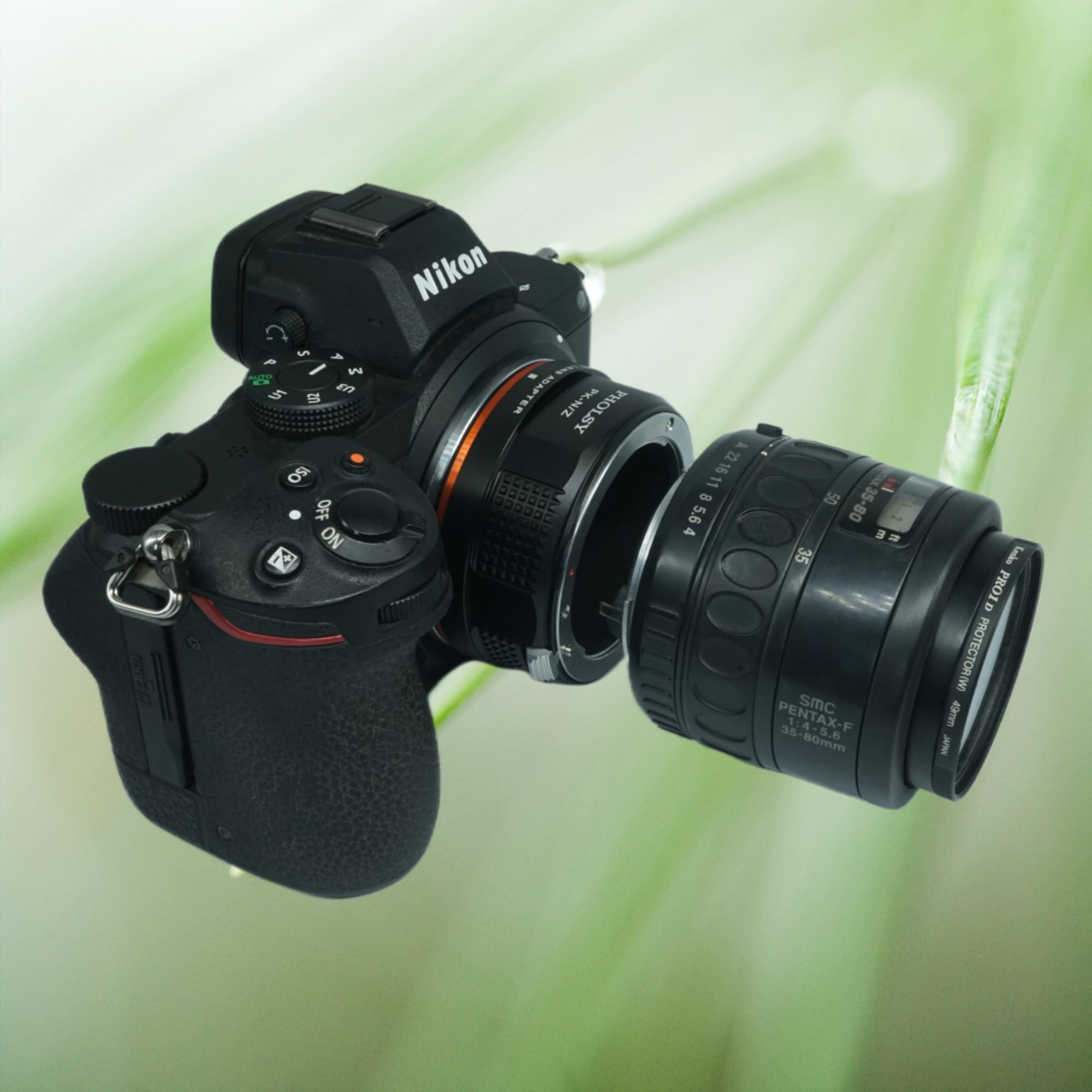 PHOLSY Lens Mount Adapter Manual Focus Compatible With Contax Yashica Mount Lens C Y To Nikon Z Mount Camera Compatible With Nikon Z Fc Z30 Z9 Z8 Z6 Z7 Z5 Z50 Note Not Fit Z6 Ii And Z7 Ii