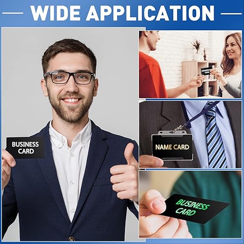 Miniatura 6 de Marspark 300 piezas de grabado de metal en blanco multiusos, hoja de aluminio de aluminio para tarjetas de visita para grabador CNC, grabado láser,