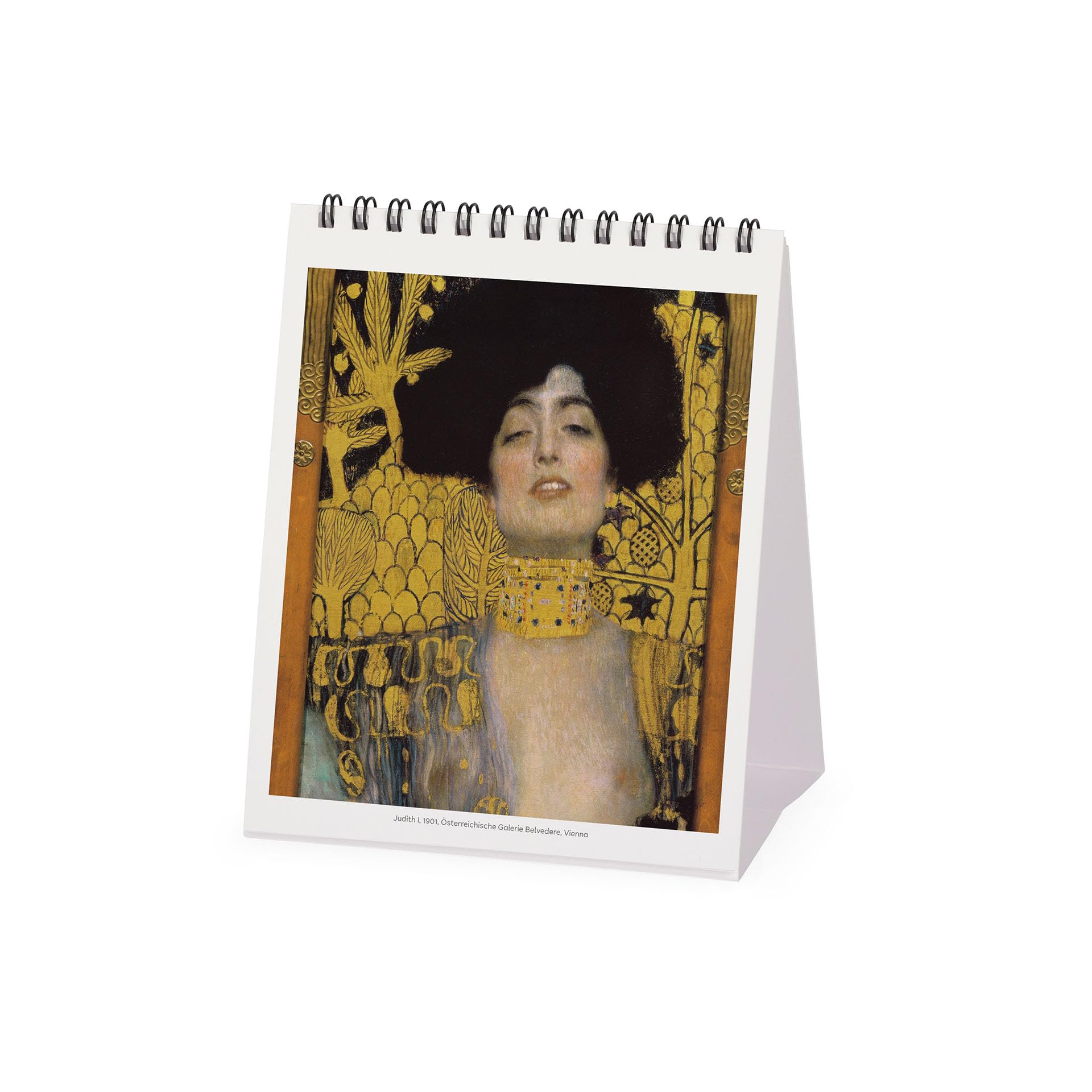 Calendario De Escritorio 2026 Gustav Klimt - Planificador Anual Con Zodiaco, 6 Idiomas Y Festivos | Legami | 12x14,5 Cm