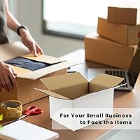 Vista 7 de Golden State Art, Paquete de 28 cajas de envío de 5 x 5 x 5 para tazas de café, velas, regalos por correo, embalaje, almacenamiento, caja de cartón